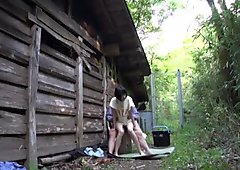 Extremely Cute Rin Aoki One Of her First Movies Fucked In The Countryside By A Farmer
